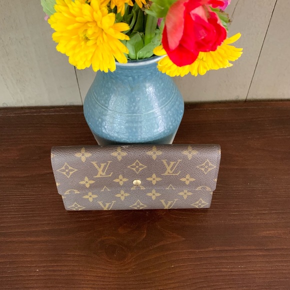 Louis Vuitton Monogram Portefeuille Sarah Long Wallet - Picture 3 of 16
